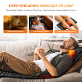 Shiatsu Full Body Massage Mat w/ Heat, 10 Vibrating Motors, Relax at Home
