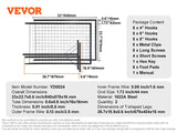 SucceBuy Grid Wall Panels Tower Wire Gridwall Display Racks Double Side Gridwall Panels for Art Craft Shows