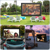 16ft Inflatable Movie Screen Outdoor Projector Screen with Air Blower
