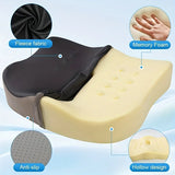 Memory Foam Seat Cushion Orthopedic Coccyx Cushion for Office Chair Car Seat