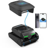 Cordless Robotic Pool Cleaner for Inground Above Ground Pools Smart