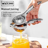 Stainless Steel Manual Juicer – Lemon & Orange Squeezer, Heavy-Duty Kitchen Tool