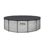 Steel Pro MAX 14' x 48"Outdoor Swimming Pool Set with Filter Pump, Ladder