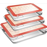 8 Pcs Glass Baking Dish Set with Lids, 9 Pcs Stainless Steel Baking Sheet
