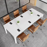 Large 6.5ft Conference Room Table, 78.74" W x 27.56" D Office Meeting Desk