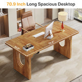 Tribesigns Executive Desk, 70.9" Large Office Computer Desk, Conference Table Meeting Room Table