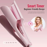 Hair Waver S16 Beach Waves Curling Iron for Women with 3 Titanium Ceramic Barrels