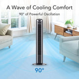 32' Tower Fan, 3 Speeds, 90° Oscillation, Portable Stand Fan w/ Carry Handle