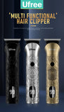 Ufree Beard Trimmer for Men, Electric Razor Shaver, Cordless Hair Clipper Shaving Kit for Mustache Body Nose Ear Hair