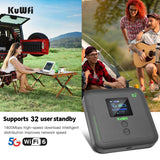 KuWFi 5G Mobile Router AX3000 Dual Band WiFi6 Portable Pocket Router WiFi