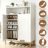 7-Tier Shoe Cabinet with Adjustable Shelves, 47.2'' for Entryway Hallway