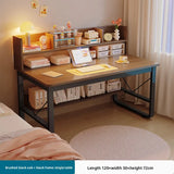 New Model Desk Bookshelf Integrated Student Writing Desk Simple Office Desk