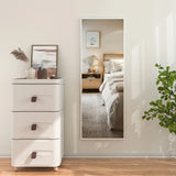 Hasipu Door Mirror Full Length, 44"x 16" Wall Mounted Mirror for Bedroom