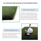 5x5ft 35mm Thickening Golf Mat Artificial Turf Golf Hitting Mat for Backyard
