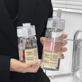 350/550ml Travel Plastic Clear Drinking Bottle Sports Water Bottle Drinking Cup