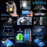 8849 Tank Mini Unihertz Rugged smartphones 4.3" Display Android 13 Helio G99 24GB 256GB 100MP Cameras 5800mAh NFC Waterproof