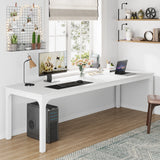 Tribesigns 78.7 Inches Extra Long Computer Desk 2 Person Desk, Double Long Desk