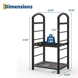 30 Inch High Firewood Rack Outdoor,  Wood Rack for Firewood, Fire Wood Storage