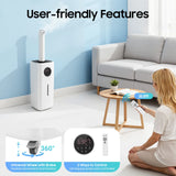 Commercial Humidifier, 5.5gal Water Tank Capacity Customizable Mist Control for Villa