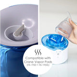 Warm Mist Humidifier & Steam Inhaler, 0.5 Gal, Quiet for Bedroom, Sinus Relief, FSA HSA Eligible