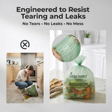 1.3 Gallon Compostable Trash Bags for Kitchen Compost Bin, Leak-Resistant Food Waste Bags