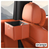 Foldable Multi-Functional Storage Box for Car Interior Car Rear Seat Storage Trash Can