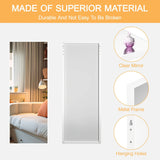 Hasipu Door Mirror Full Length, 44"x 16" Wall Mounted Mirror for Bedroom