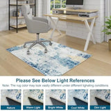Office Chair Mat for Hardwood Floor and Tile 48"x60" Abstract Desk Rug for Rolling Chair