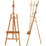 Inclinable A-Frame Easel for Painting and Display Adjustable