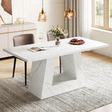 Dining Table for 4 to 6 People,Rectangular Dining Room Table,Dinner Table