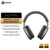 Picun F8 Pro -52dB Adaptive ANC Over Ear Headphone HIFI 3D Spatial Audio Wireless