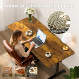 55 Inch Standing Desk Height Adjustable Electric Sit Stand Up Desk with Memory