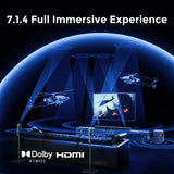 7.1.4ch Wireless Surround Sound System for TV Dolby Atmos, 10" Subwoofer