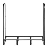Firewood Rack With Waterproof Cover, 4 Ft Outdoor Firewood Holder, 1/4 Cord Storage