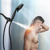 Filtered Shower Head with Handheld Combo - Dual 2-in-1 Spa System with Massage Shower and
