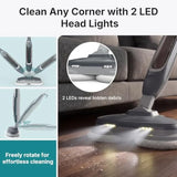 All-in-One Scrubbing Steam Mops for Floor Cleaning with Rotating Pads