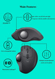 Logitech MX ERGO S Wireless Track Ball Mouse Wireless Bluetooth Charging Mouse Ergonomic Series Mouse Light Sound Office Design