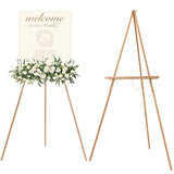 Wood Easel Stand for Display: Wooden Display Tripod Stand for Posters Pictures Paintings