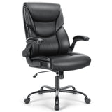 JHK Ergonomic PU Leather Padded Armrest Living Room Rocking Gaming Chair