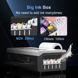 A4 DTF Printer Transfer  Direct to Film Built-in White Stirring Ink Circulatory