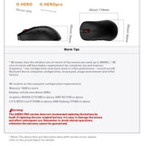 Incott Ghero Pro Wireless Mouse Dual Mode Paw3395 8k 2.4G Ergonomics TTC Golden Wheel