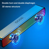 RGB Wireless Speaker Bluetooth Desktop Speaker USB Powered Computer Speaker