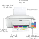 DeskJet 2752 All-in-One Color Inkjet Printer Scanner and Copy with Mobile Printing, WirelPrinters or Home and Oice, Ink , Dual-B