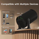 Mini Projector X1BR with WiFi6 & BT5.4, Portable Beamer 4K Support