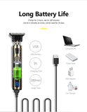 T9 LCD Electric Hairdresser Oil Shaving Head Electric Pusher Carving Electric Pusher Clipper Hair Precision