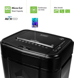 120-Sheet Auto Feed Micro-Cut Paper Shredder, 30-Minute Continuous Run