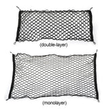 Car Trunk Organizer Holder 90x40/110x50cm Hanging Nets Pocket Cargo Luggage Nylon Elastic Mesh Storage Bag Interior Accessories