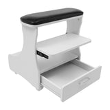 Foot Bath Stool Foot Rest Pedicure Manicure Funiture Trolley Footbath