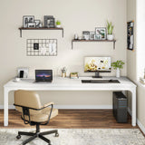 Tribesigns 78.7 Inches Extra Long Computer Desk 2 Person Desk, Double Long Desk