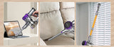 YISORA Cordless Vacuum Cleaner, 40Kpa 55Mins Running Time for Pet Hair